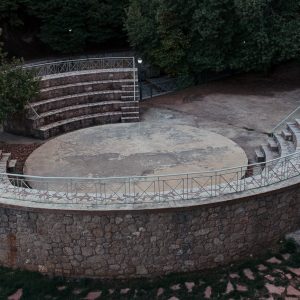 the Amphitheatre of Kryoneri where the ceremony took place in